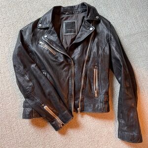Real leather jacket